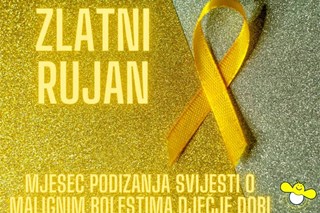 Rujan - mjesec osvještavanja borbe protiv malignih bolesti dječje dobi